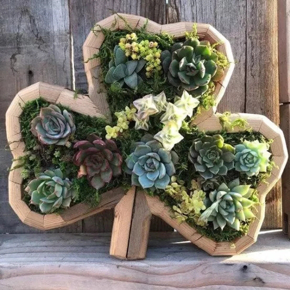New Animal Succulent Wooden Animal Flowerpot Plant Plant Flowerpot Garden Micro Landscape Pot