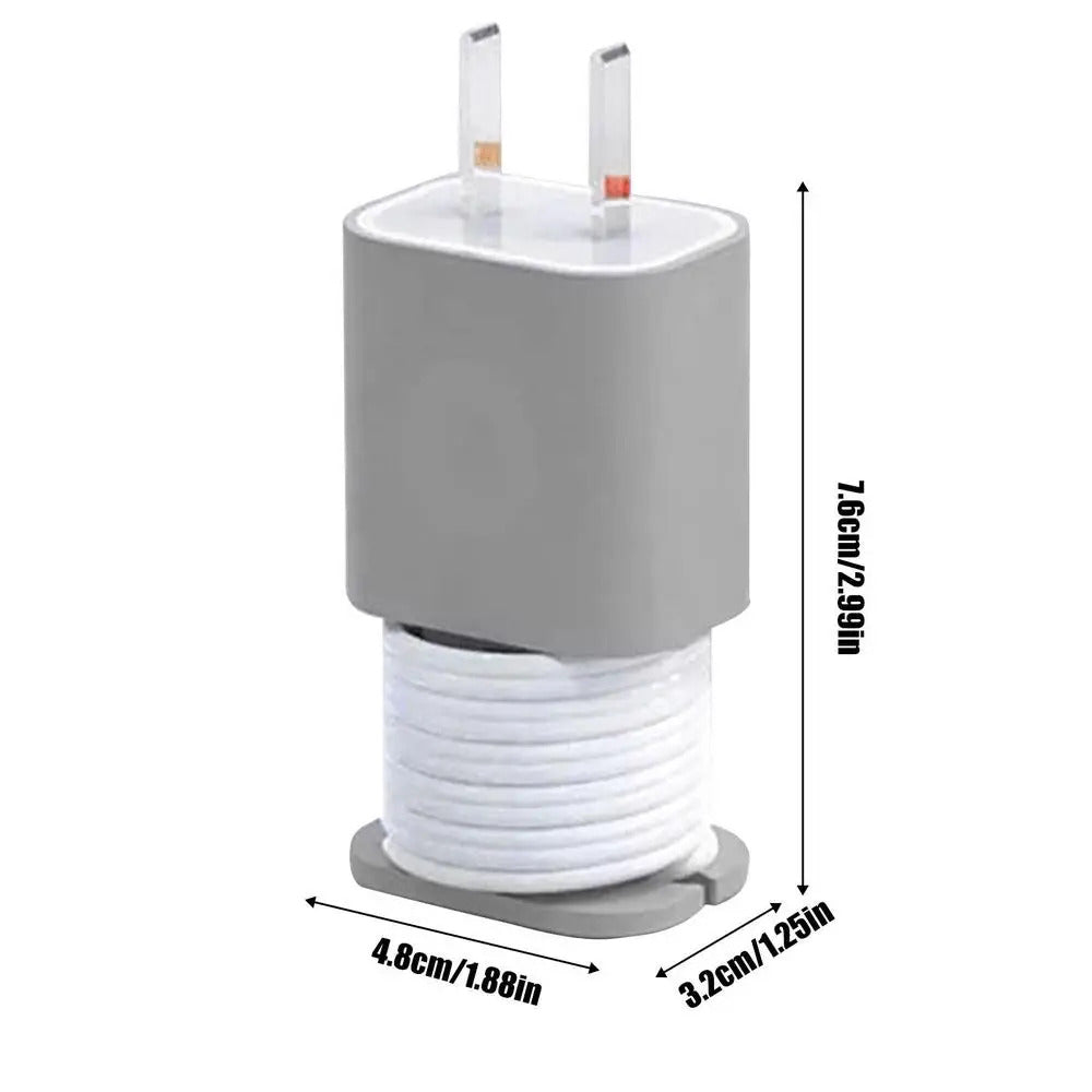 2 In 1 Silicone Cable Winder Charger Protector Cover Wire Organizer Anti-Break Data Cable Storage Case Waterproof Accessories