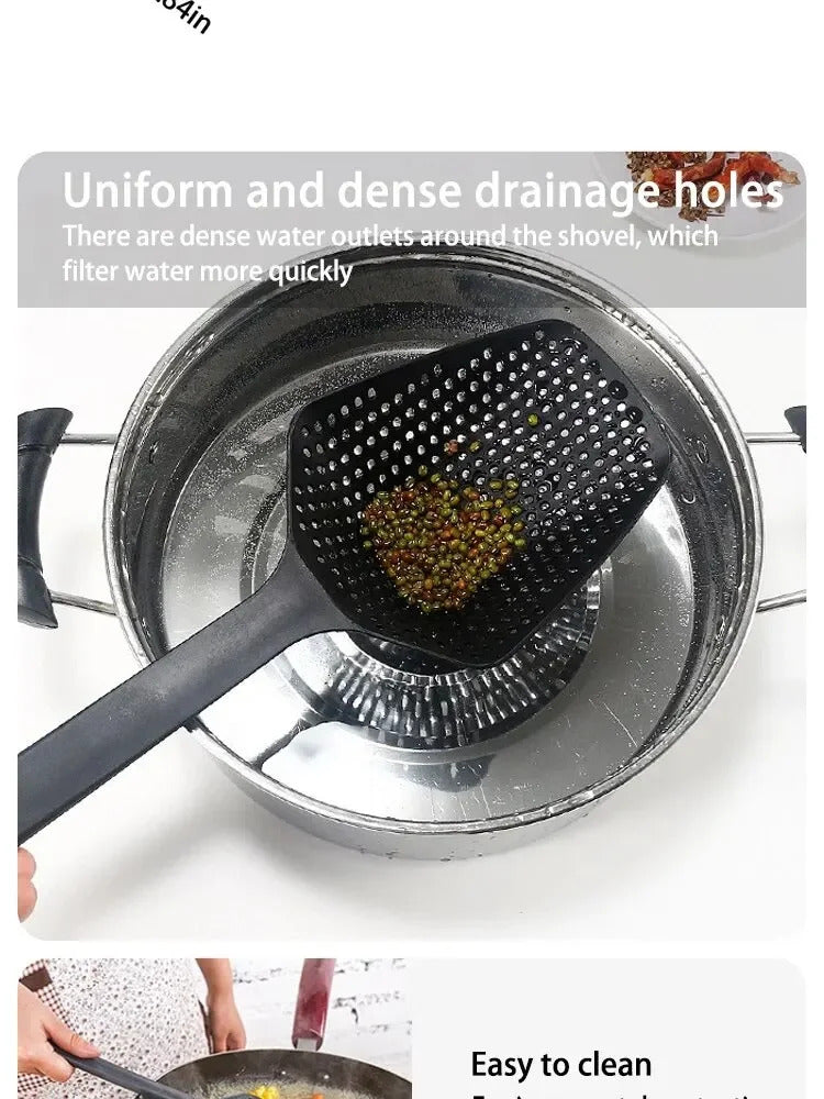 Strainer Spoon Large Funnel Fried Food Strainer Vegetable Food Water Filter Portable Home Kitchen Cooking Tools