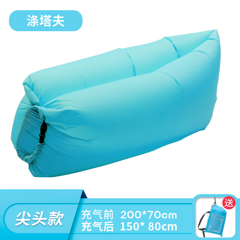 Manufacturer Pillow Style Inflatable Sofa In Stock Outdoor Portable Lazy Air Sofa Foldable Inflatable Bed Sleeping Bag