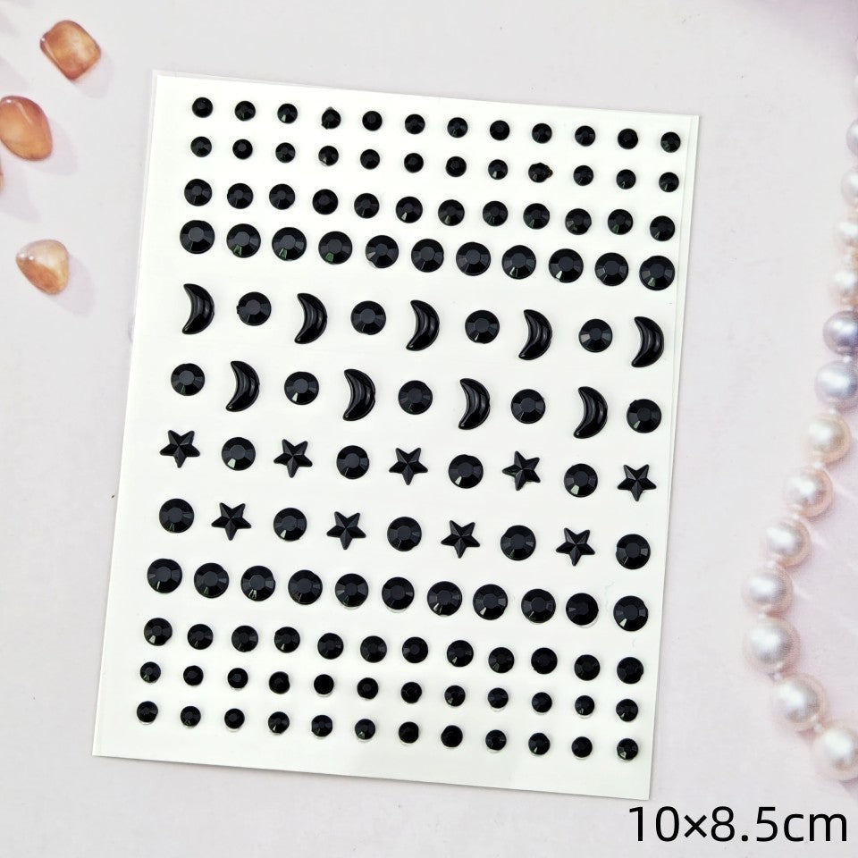 Glitter Gradient Butterfly Wing Tattoo Eye Corner Face Stickers Children's Eye Makeup DIY Stickers Fish Scale Performance Catwalk