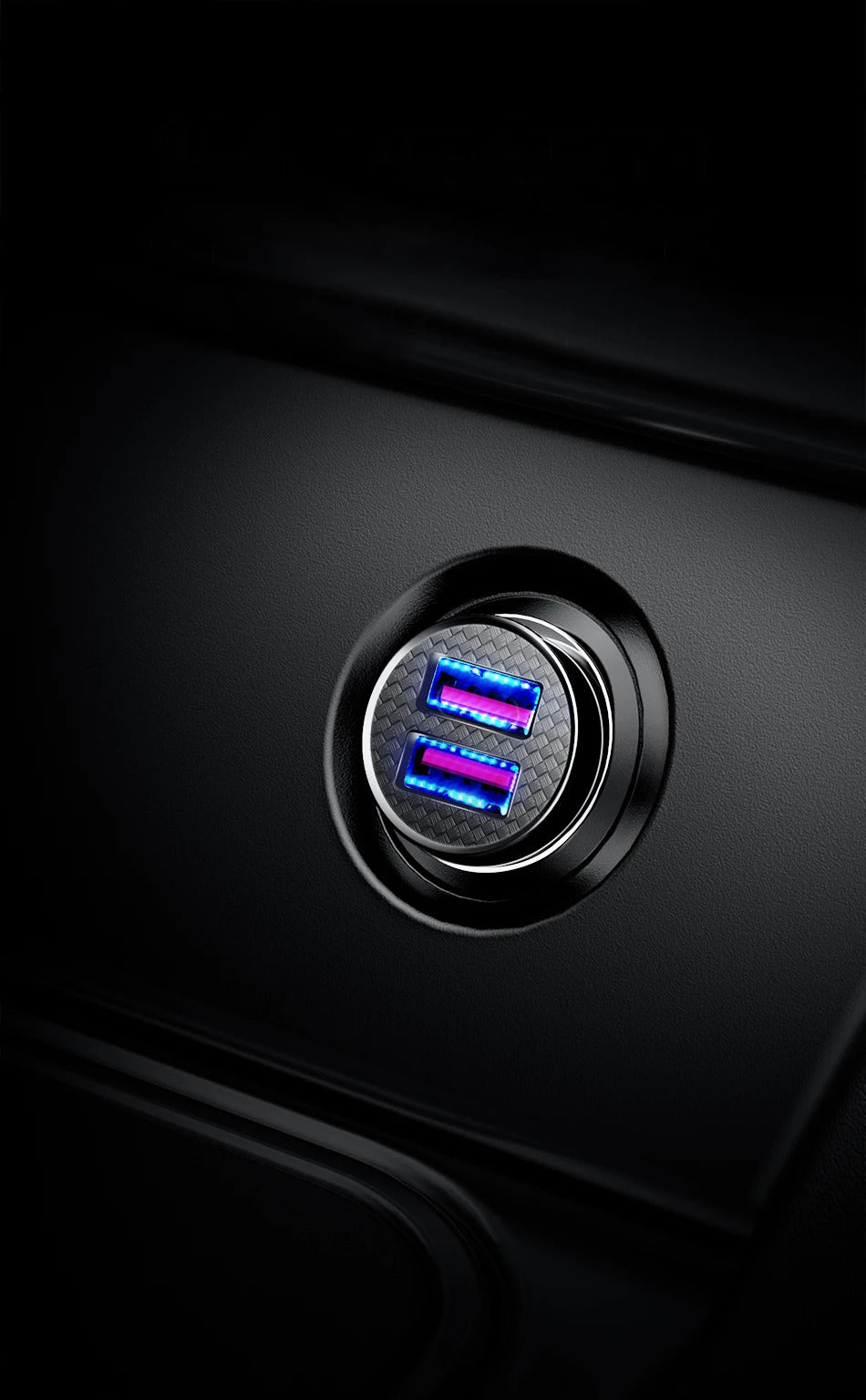 Baseus 5pcs USB Car Charger Quick Charge QC4.0 QC3.0 PD3.0 SCP PPS 5A Type C 30W Fast USB Charger For iPhone Xiaomi Mobile Phone