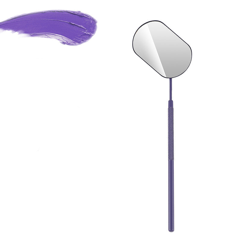 Hot-Selling Cross-Border Stainless Steel Grafting Flowering Auxiliary Tool Special Makeup Beauty Mirror Eyelash Inspection Mirror Eyelash Extensions