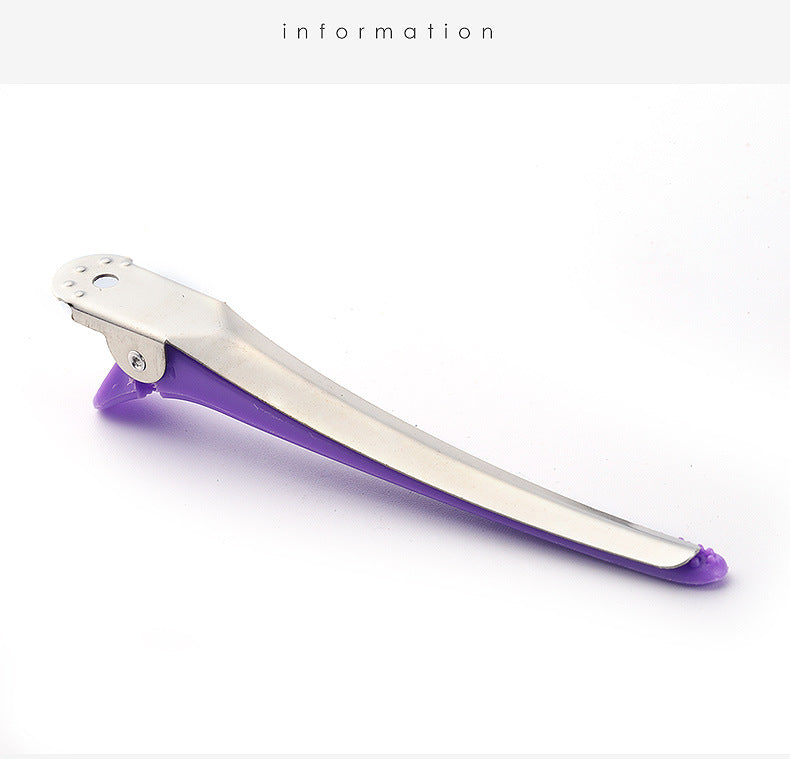 Hair Salon Haircut Hairdressing Clips Perm Dyeing Plastic Makeup No Trace Clips Bangs Positioning Sectioning Clips Duckbill Clips Large