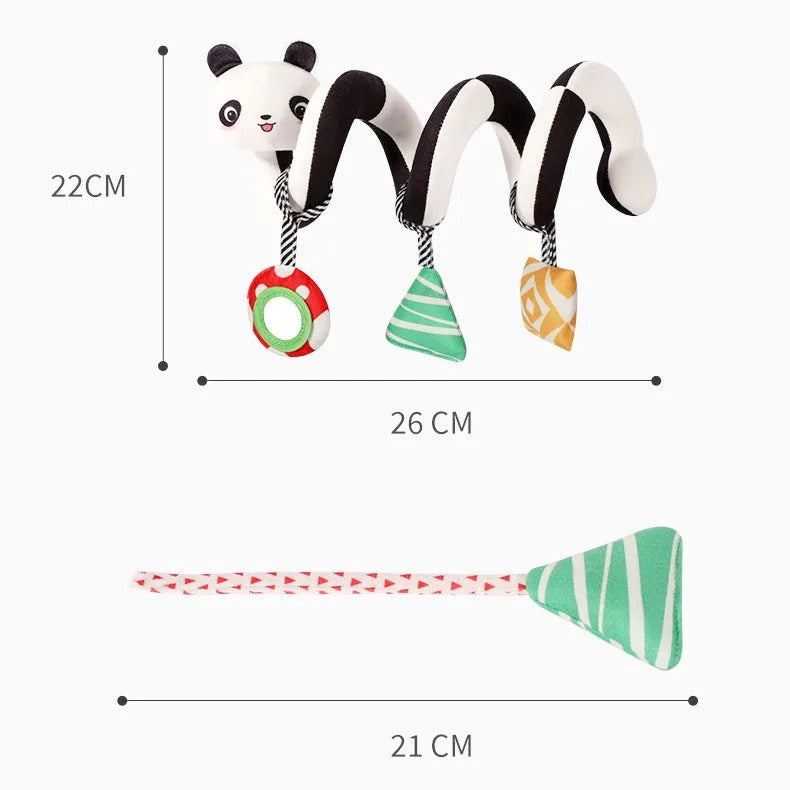 Montessori Baby Toys Kawaii Soft Plush Dolls Animal Strollers Pendant Toys for Newborn Boys Girls Toddler Birthday Gift