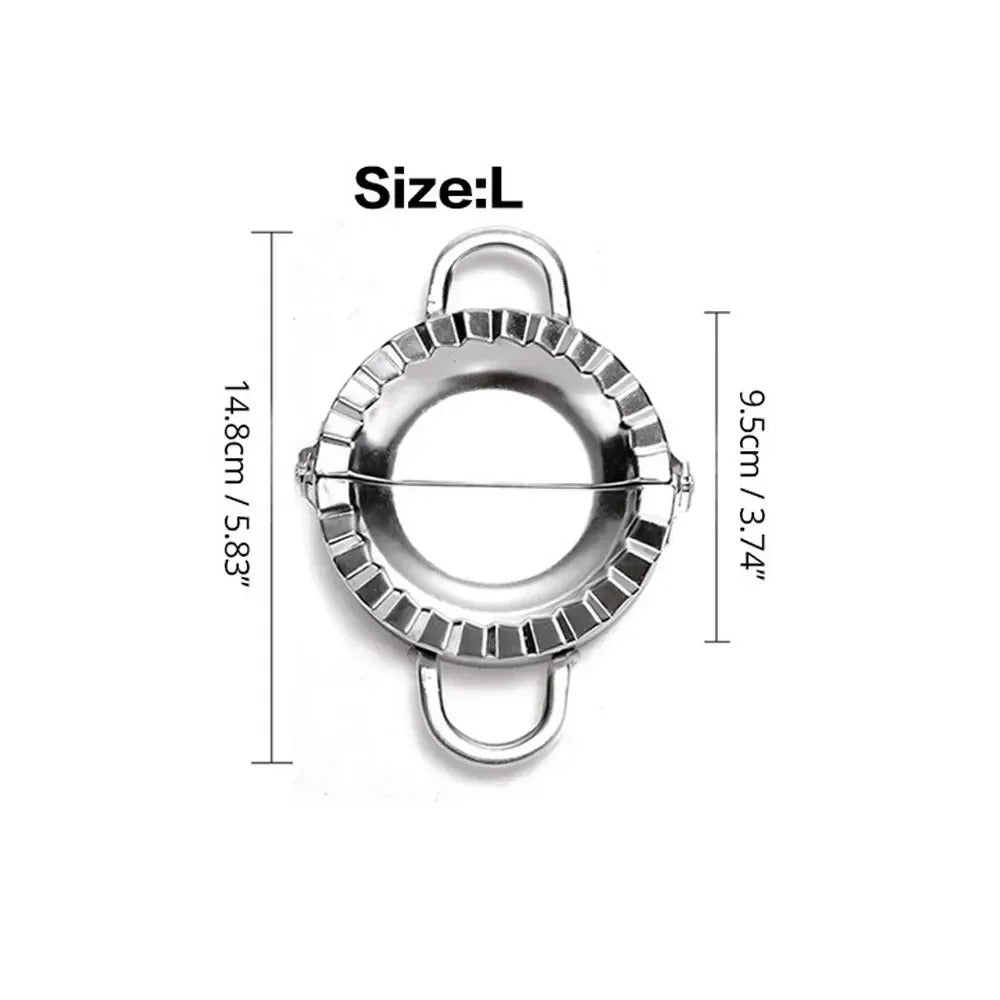 Stainless Steel Dumpling Maker Dumpling Skin Mold Ravioli Maker Press Pie Making Press Wrapper Pastry Maker Kitchen Accessories
