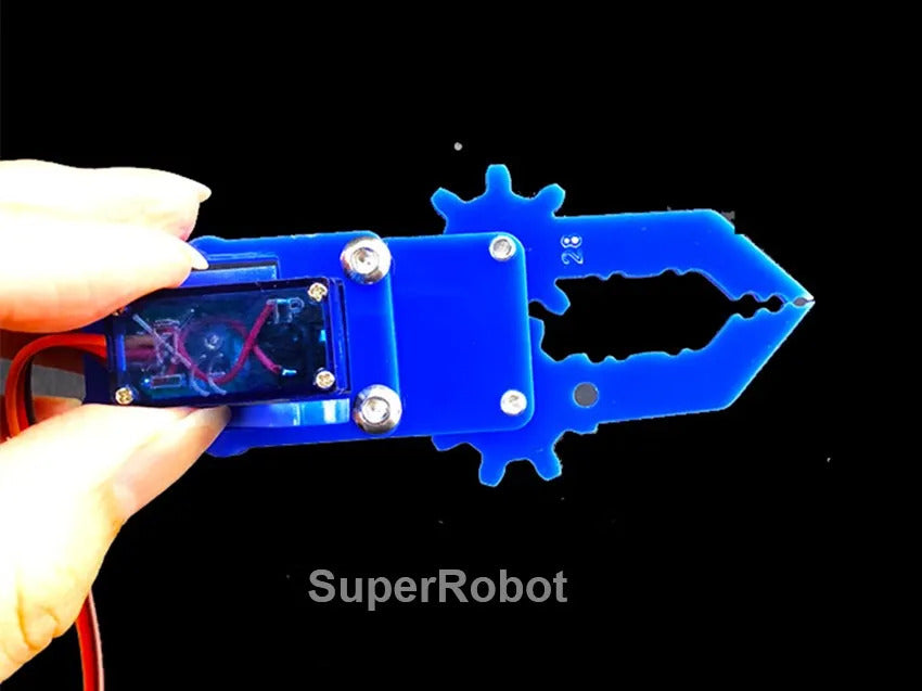 SG90 4 Dof Unassembly Acrylic Mechanical Robot Manipulator Claw For Arduino Robot Arm DIY Kit UNO Programmable Robot Starter Kit