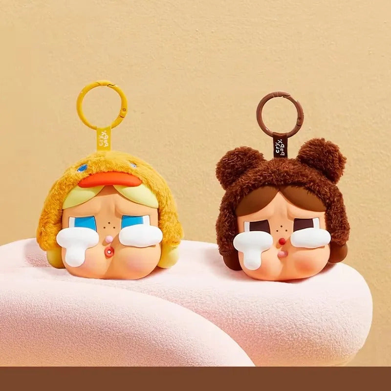 New Genuine Crybaby Series Action Figures Crying Duck Crying Duck Crying Bear Earphone Bag Kids Trendy Peripheral Fashion Gifts
