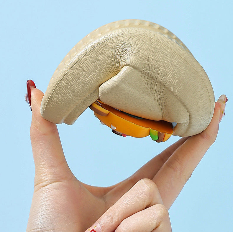 Kapibala Summer Children's Water Drainage Sandals Non-Slip Parent-Child Boys and Girls Bathroom Shower Breathable Kids Sandals