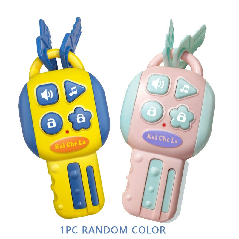 Electric Simulated Driving Steering Controller Portable Wheel Copilot Toy With Light And Sound Educational Sounding For Kid Gift