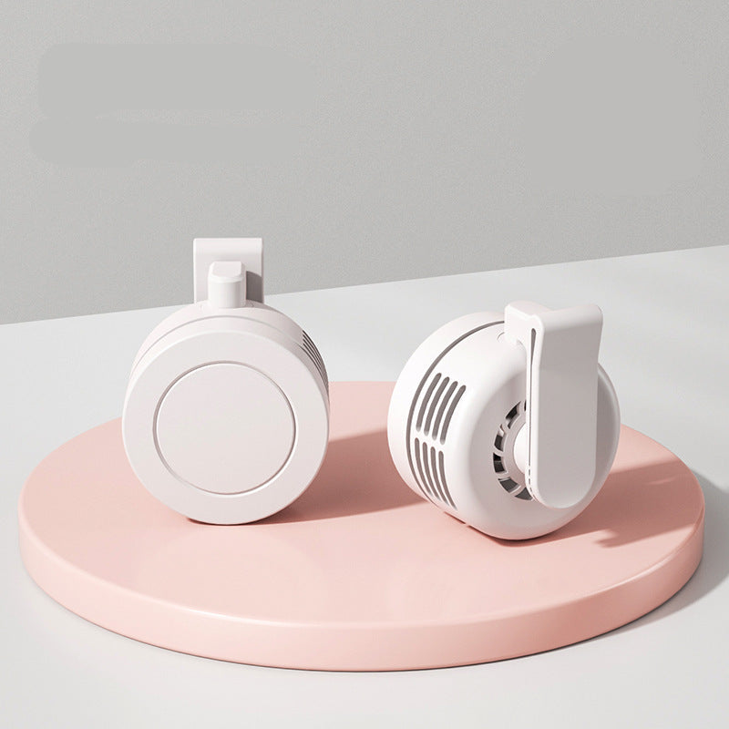 Clip-on Small Fan Quiet USB Portable Mini Neck Hanging Fan Desktop Handheld Fan