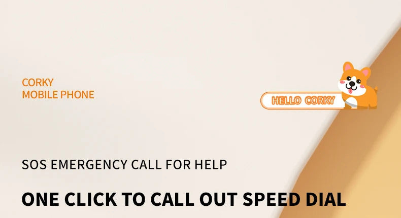 2023 New Cute Mini Koki Mobile Phone Flip Cartoon Kids Children Dual Sim 2G GSM Keyboard Botton MP3 Player Unlocked Cellphone