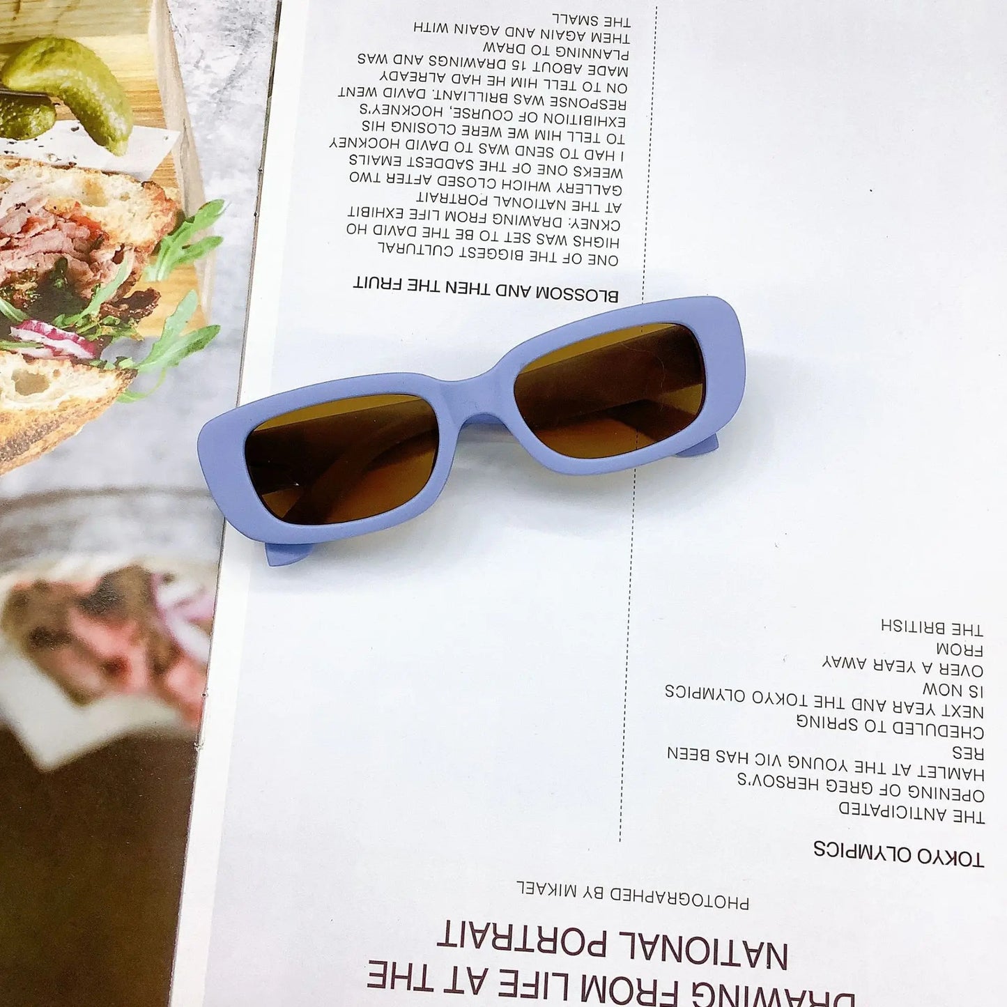 Children Cute Vintage Frosted Rectangle Sunglasses Outdoor Girls Boys Sweet Sun glasses Protection Classic Kids eyewear UV400