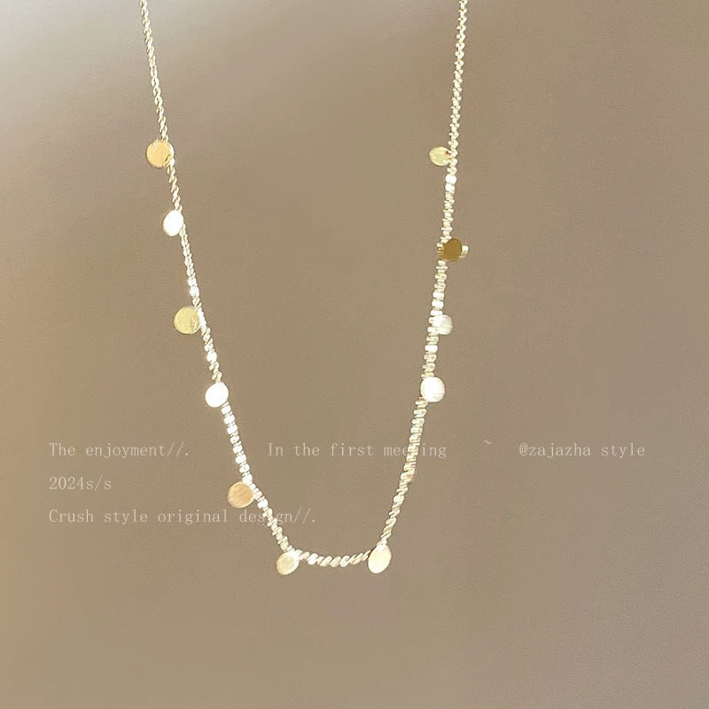 Sunflower Necklace Female Niche Design Sense