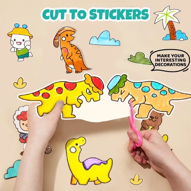 LittleDreamer Coloring Art Roll