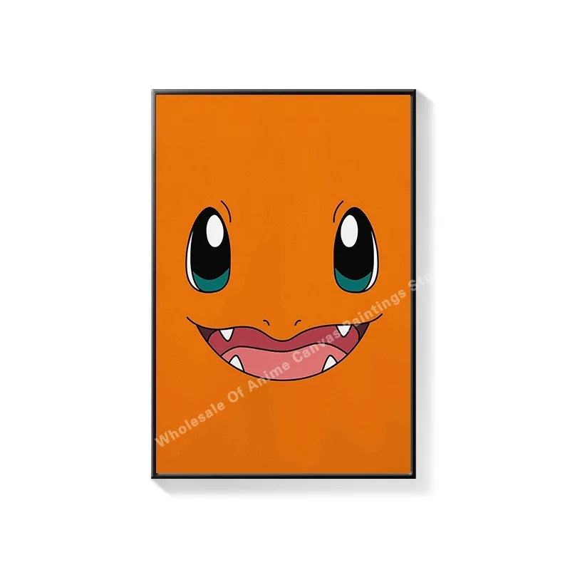 PokeMon Decorations PokeMon PokeMon Pikachu Hanging Paintings Children's Room Cartoon Anime Mural