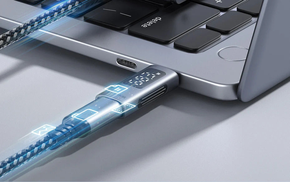 Hagibis LED Display 240W USB C Adapter Type C to USB C USB4 Connector 40Gbps 8K@60Hz for Thunderbolt 4/3 iPhone 16 Macbook Pro