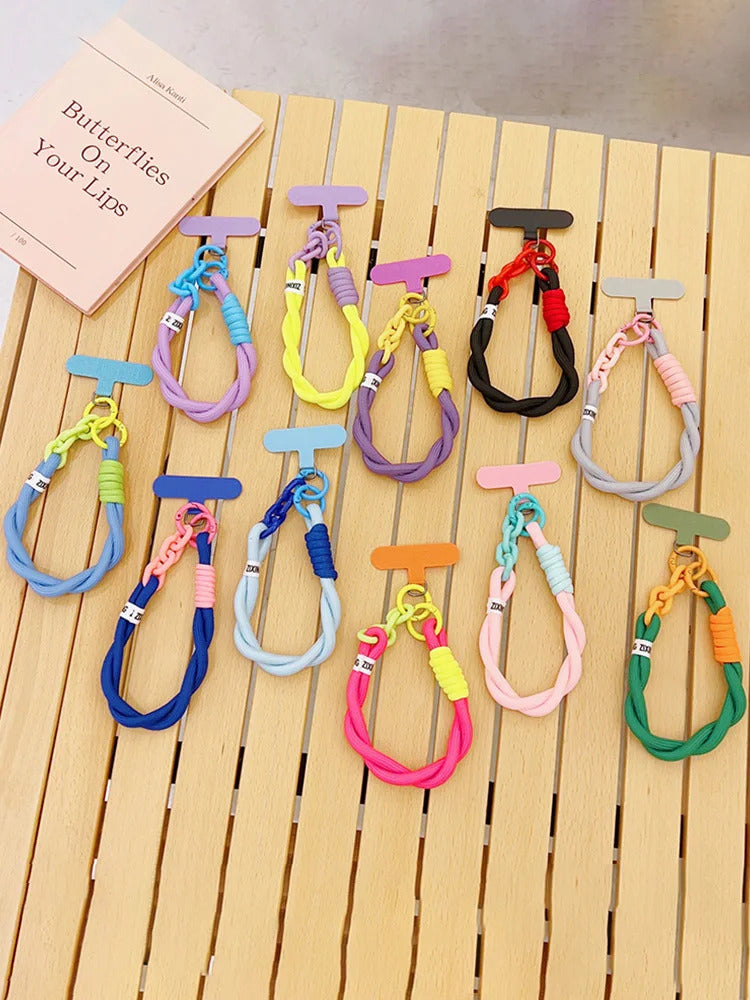 Nylong Mobile Phone Lanyard Universal Lanyards Phone Case Wrist Strap Anti-lost Hanging Lanyard Strap Portable Keychain
