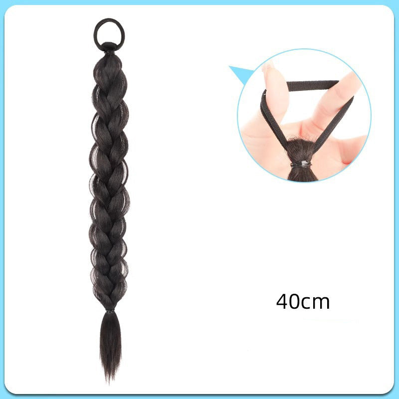 Colorful Ropes Boxing False Braids Hot Girl Sweet Cool Personality High-Temperature Fiber Handmade Braid Dreadlocks Source Factory in Stock Stable