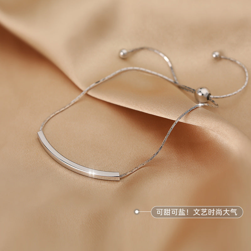 Love Fringed Zircon Bracelet for Women 2025 New Light Luxury Minority High-End Fashion All-Match Temperament Bracelet Necklace