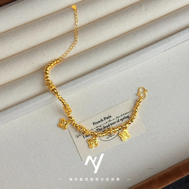 Ladies' Women's Bracelet Jewelry Fashion Gold Store Same Style Gold 9999 24K real gold