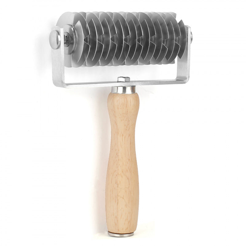 Stainless Steel Pizza Roller Knife Snack Drum Knife Roller Knife Oak Flour Stick Rolling Pin Creative Baking Tools