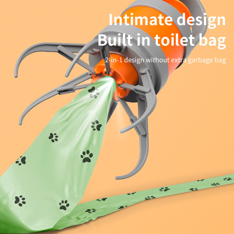 New Cross-Border Amazon Pet Cleaning Supplies Cartoon Pooper Scooper Stool Bag Outdoor Shovel Shit Device Pet Pooper Scooper