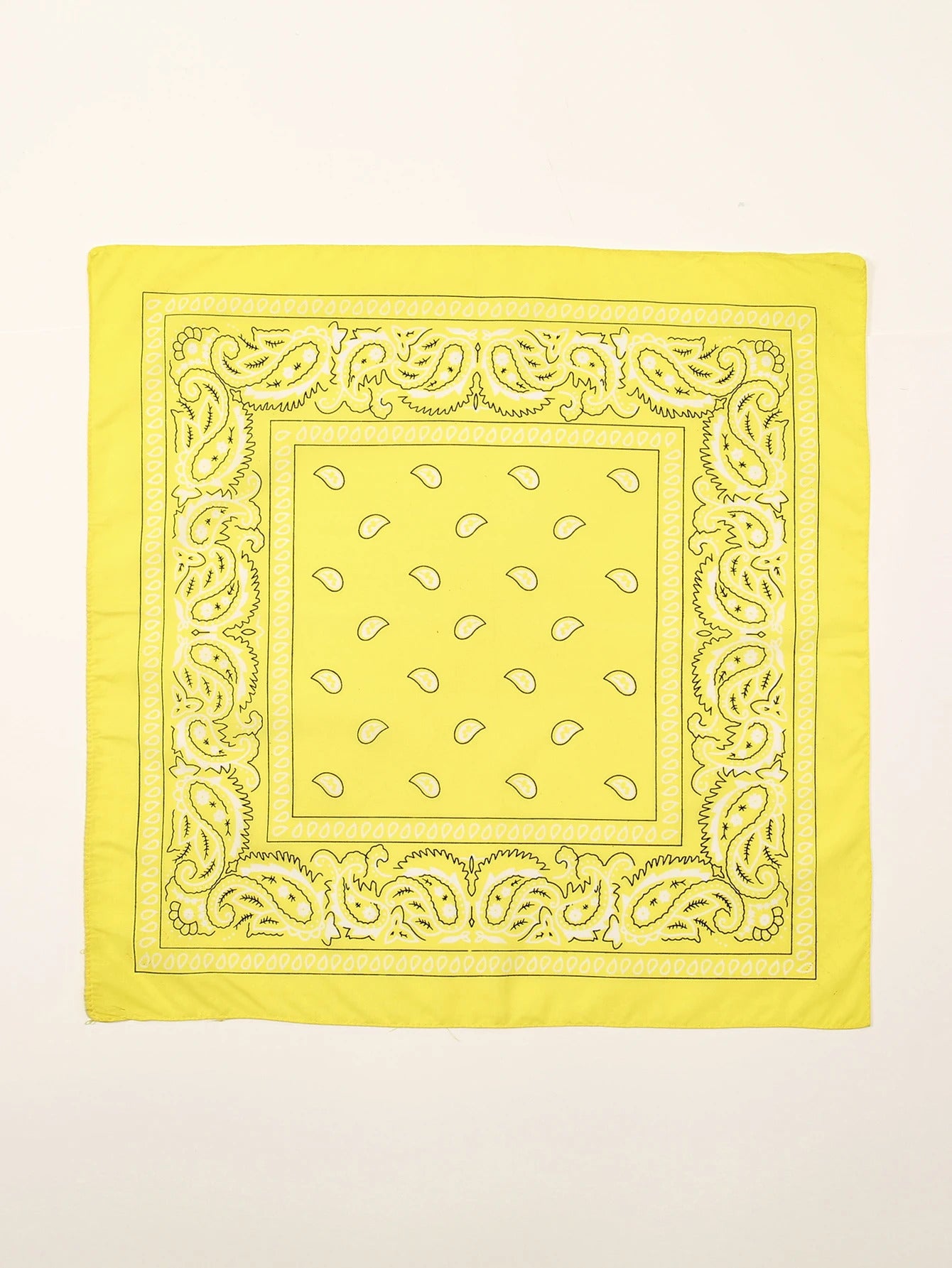 54cm*54cm Fashion Cotton Hip Hop Head Scarf Paisley Square Scarves Headwear Bandanna Hair Band Neck Wrist Wrap Band Accessories