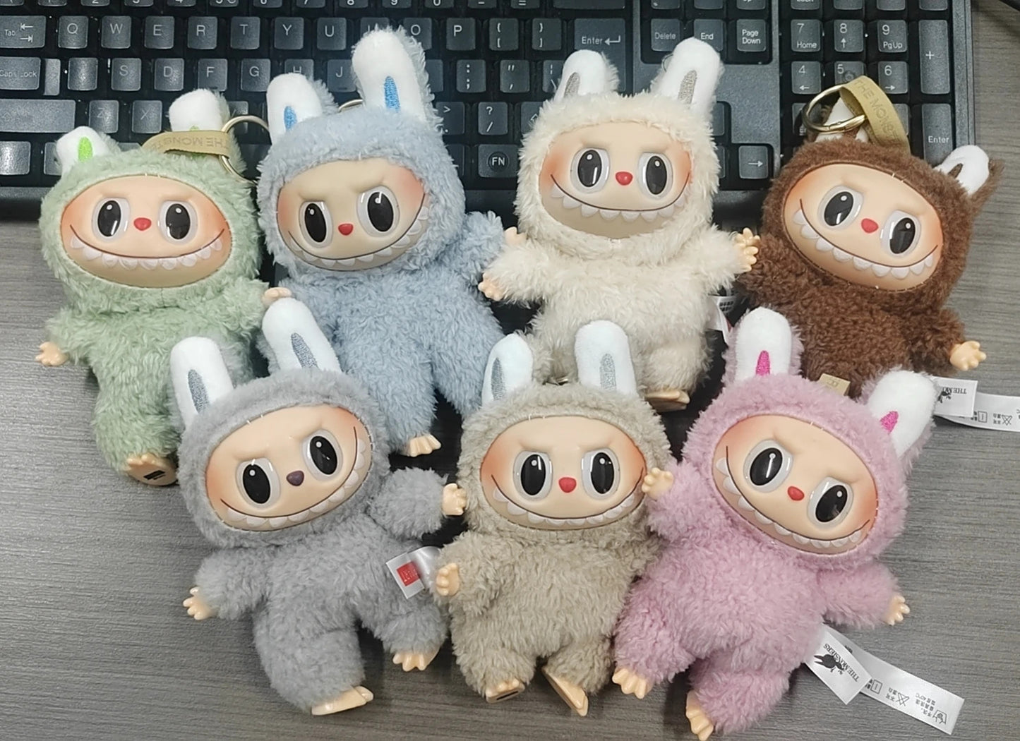 Hot Sale Anime Figure Labub Vinyl Pendant Doll Model Toy Cute Monster Replica Keychain Toys Birthday Gifts