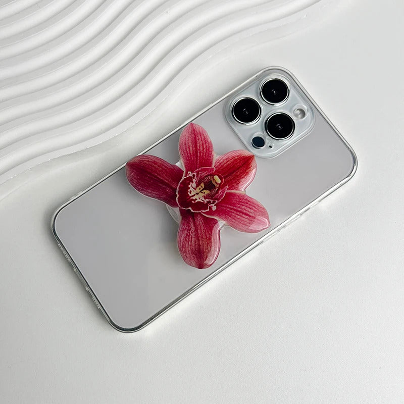 New Orchid Phone Stand Phalaenopsis Socket Grip Network Hot Talent Recommendation Foldable Cymbidium Phone Bracket For IPhone 16