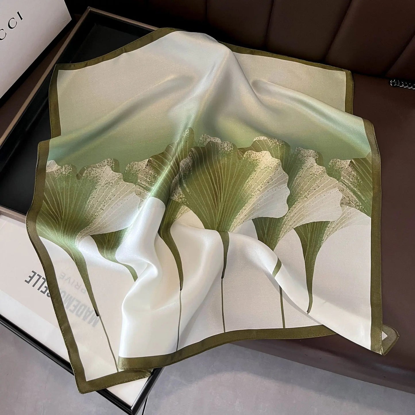 Scarf 100% Silk Bandana Women Square Scarves Wrap Kerchief Mulberry Spring Fashion Luxury High Quality Headband Hijab Shawls