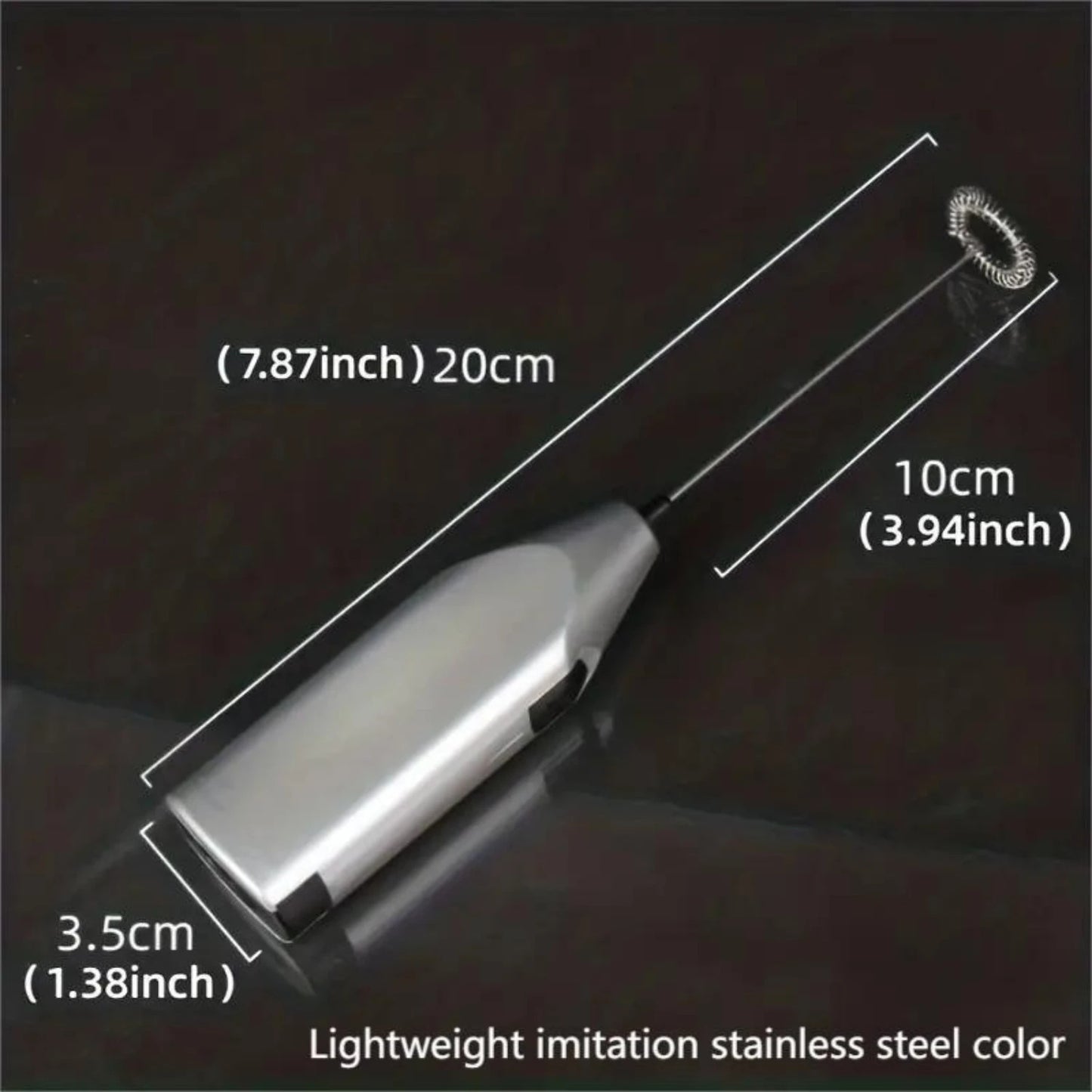 Stylish Essential Household Supplies for Coffee Lovers - Perfect Frothy Coffee with Handheld Imitation Stainless Steel Milk Frot