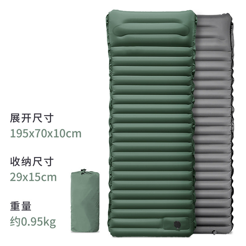 Thickened Outdoor Foldable Portable Tent Nap Mat Ground Mat Moisture-proof Mat Single Double Egg Nest Mat Inflatable Mat