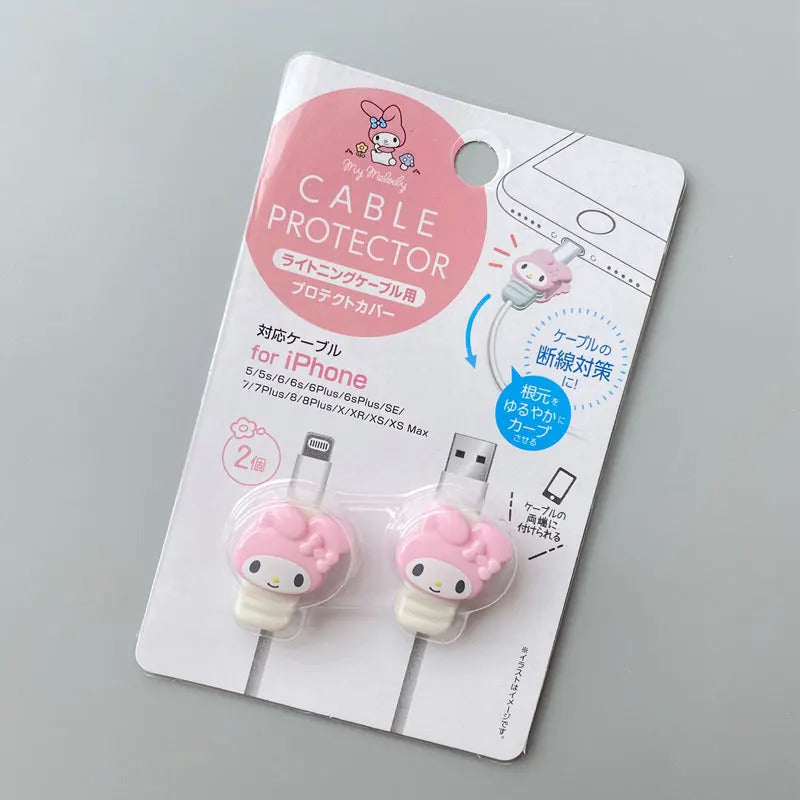 Sanrio Apple Winder, Charging Head, Charger Case, Hub Storage, Cable Manager, Data Cable Case