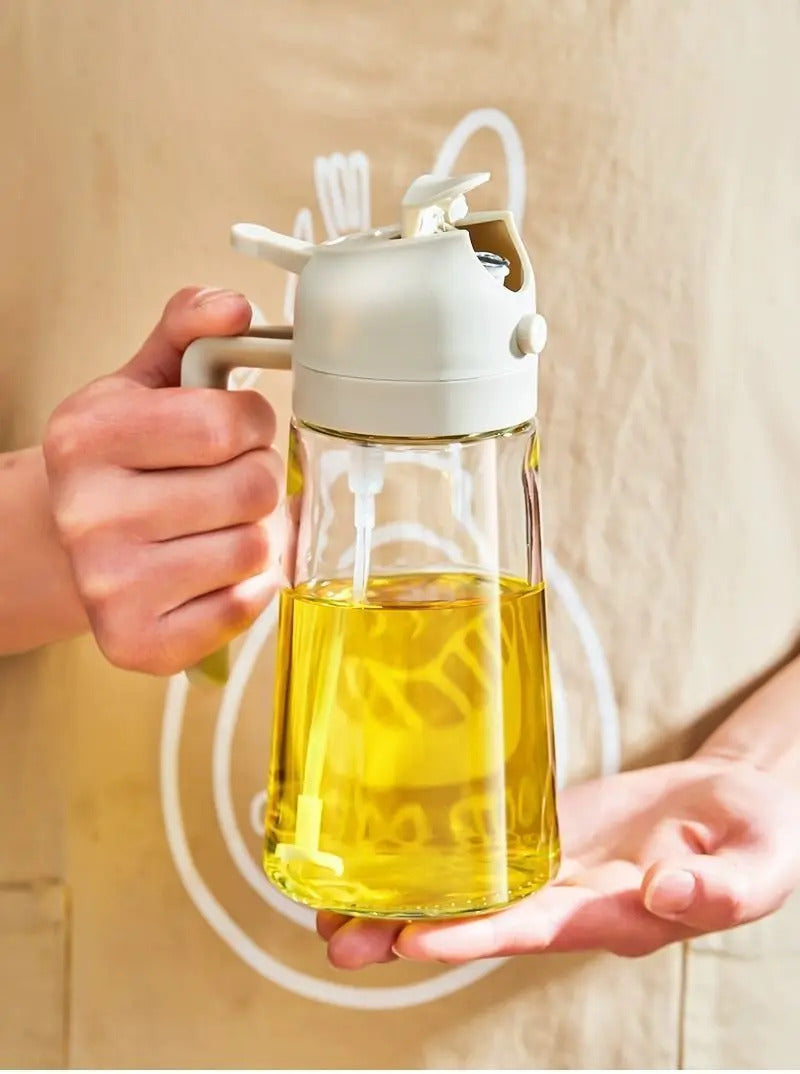 2 in 1 200/300/500ml Oil Spray for Kitchen Spray Oil Bottle Oil Washer Vinegar Soy Sauce Sprayer Containers  Washer