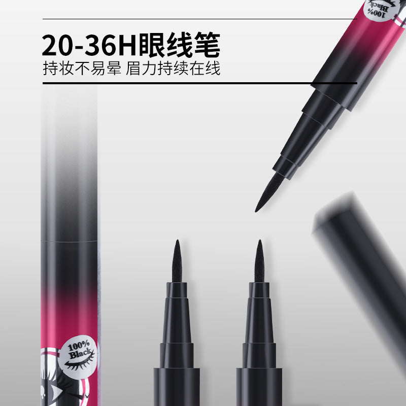 Cross-Border Wholesale MAYBELUCKY 36H Eyeliner Ultra-Fine Waterproof Smudge-Proof Long-Lasting European and American Export Eyeshadow Liquid