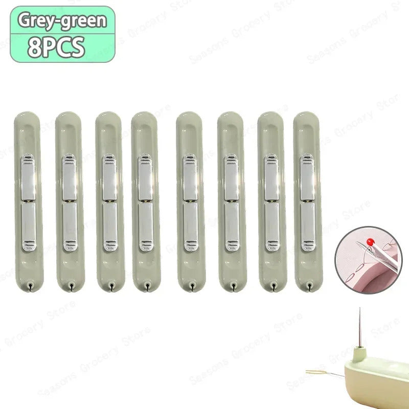 2 In 1 Needle Threader and Seam Ripper Tool Multifunctional Sewing Thread Remover Cross Stitch Crafting Accessories Easy Use