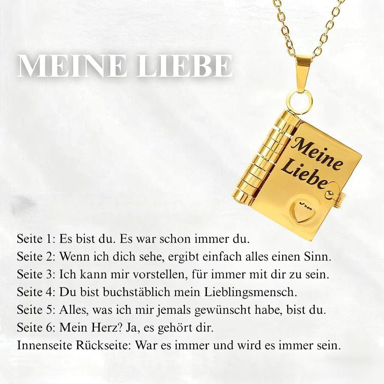 Titanium Steel Women's Love Letter Necklace Openable Pendant Couple New Style Personality Temperament Necklace Clavicle Chain