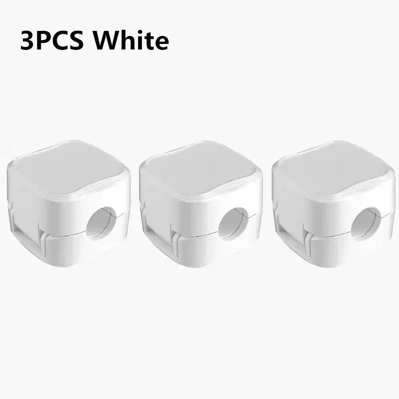 6PCS Magnetic Cable Clips Cable Smooth Adjustable Cord Holder Under Desk Cable Management Wire Keeper Cable Organizer Holder