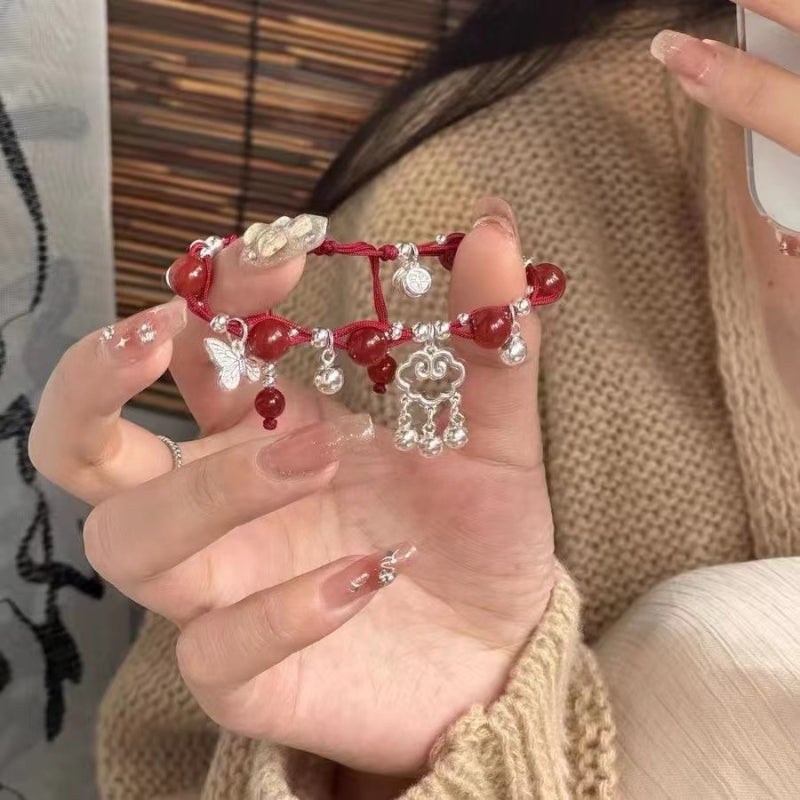 Exotic Miao Ethnic Style Multi-layer Bracelet for Girls 2025 New Cool High-end Ancient Style Unique Hand Jewelry