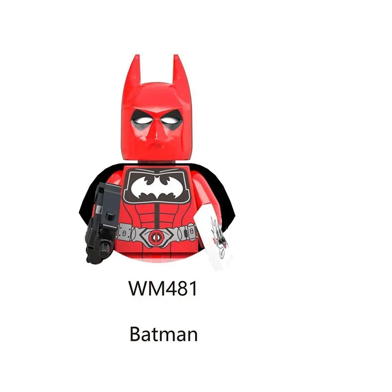 Brick toys Mini building blocks Classic anime characters Super hero Batman Joker children's party gift toys