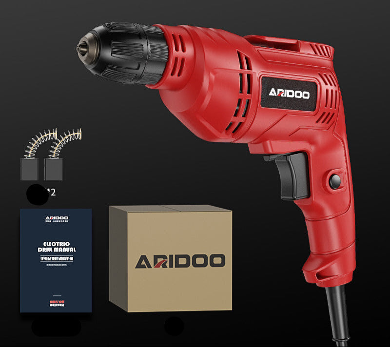 Electric Hand Drill 220V Impact Drill Household Punching Multifunctional Electric Switch Electric Screwdriver Tool Small Pistol Electric Drill