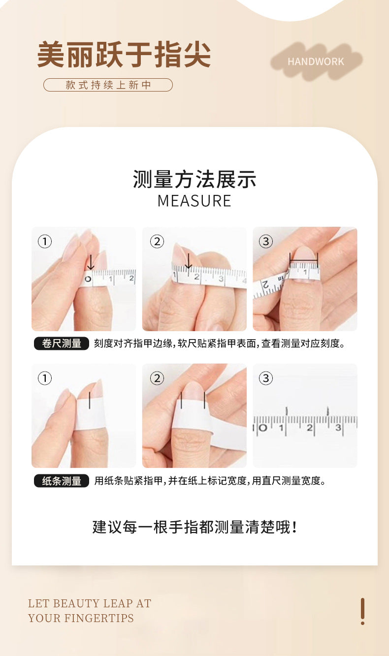 Enyue [Cross-Border Hot-Selling Item] European and American Clear Floral Carved Hand-Painted High-End Pure Handmade Nail Stickers