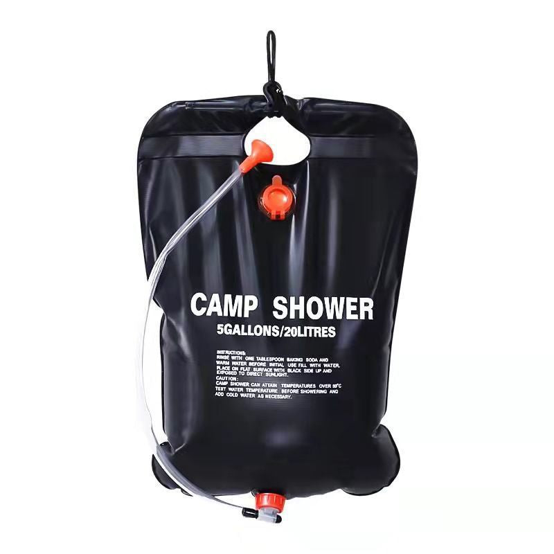 Outdoor Camping Shower Bag 20L Solar Hot Water Bag Outdoor Bath Shower Portable Water Storage Bag