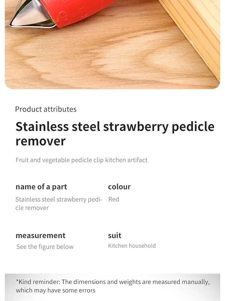 Strawberry Catcher Stainless Steel Pineapple Eye Digger, Eye Removal Clip, Tomato Knife, Kitchen Tool