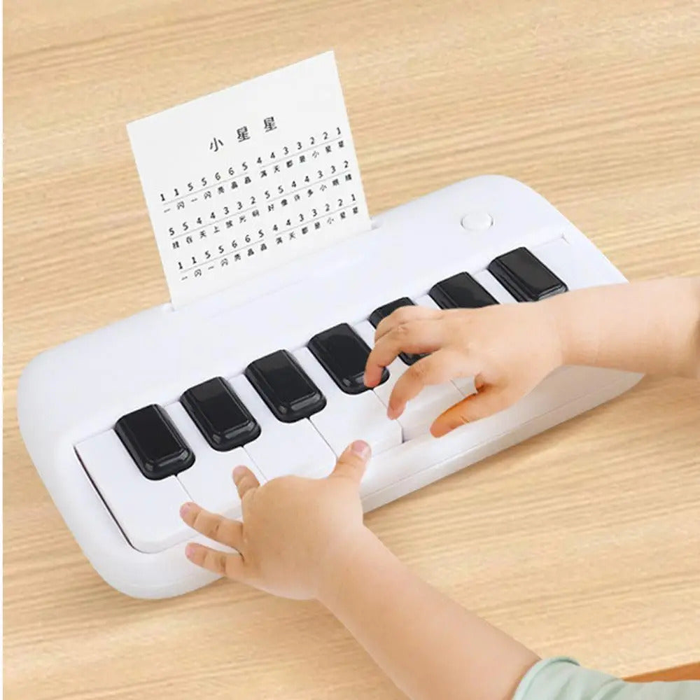 Mini Electric Keyboard Kids Puzzle Early Education Electronic Piano Toy Pocket Piano Teaching Musical Instrument for Girls Boys