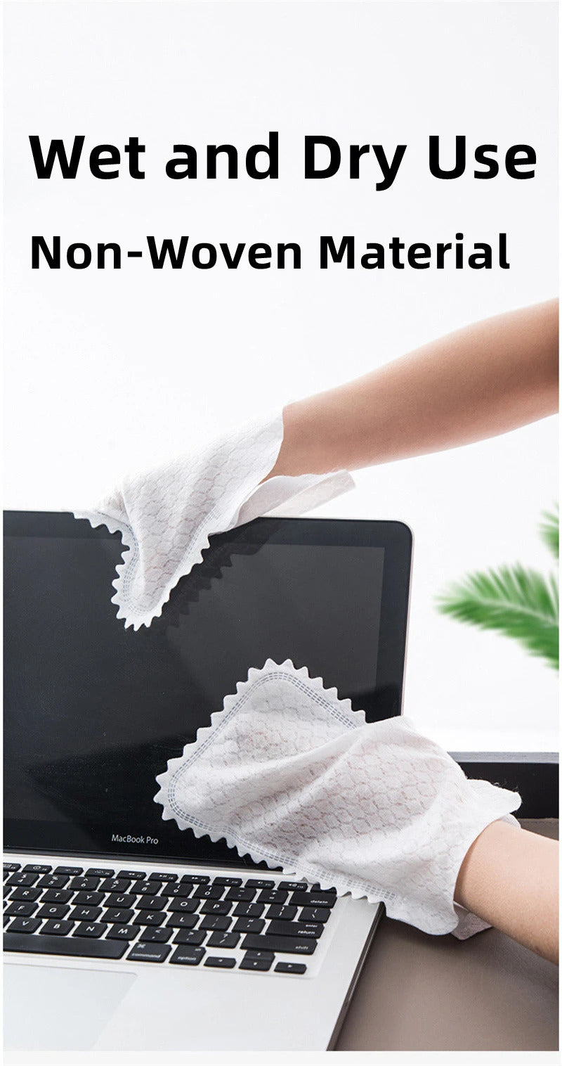 Dust Wipe Mitt Reusable Dusting Glove Microfiber Dusting Cloth Dual-Sided Feather Duster Pet Hair Cleaner for House Kitchen