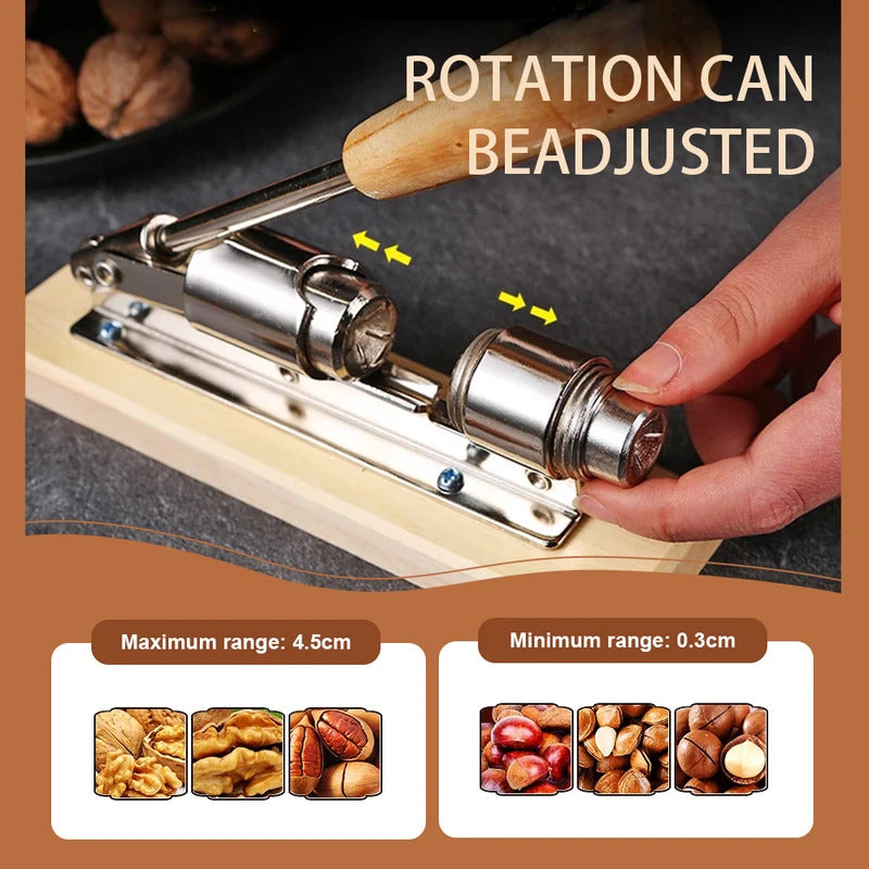 Manual Nut Cracker Stainless Steel Mechanical Sheller Kitchen Tools Pecan Filbert Walnut Nutcracker Fast Opener Nutcracker Clamp