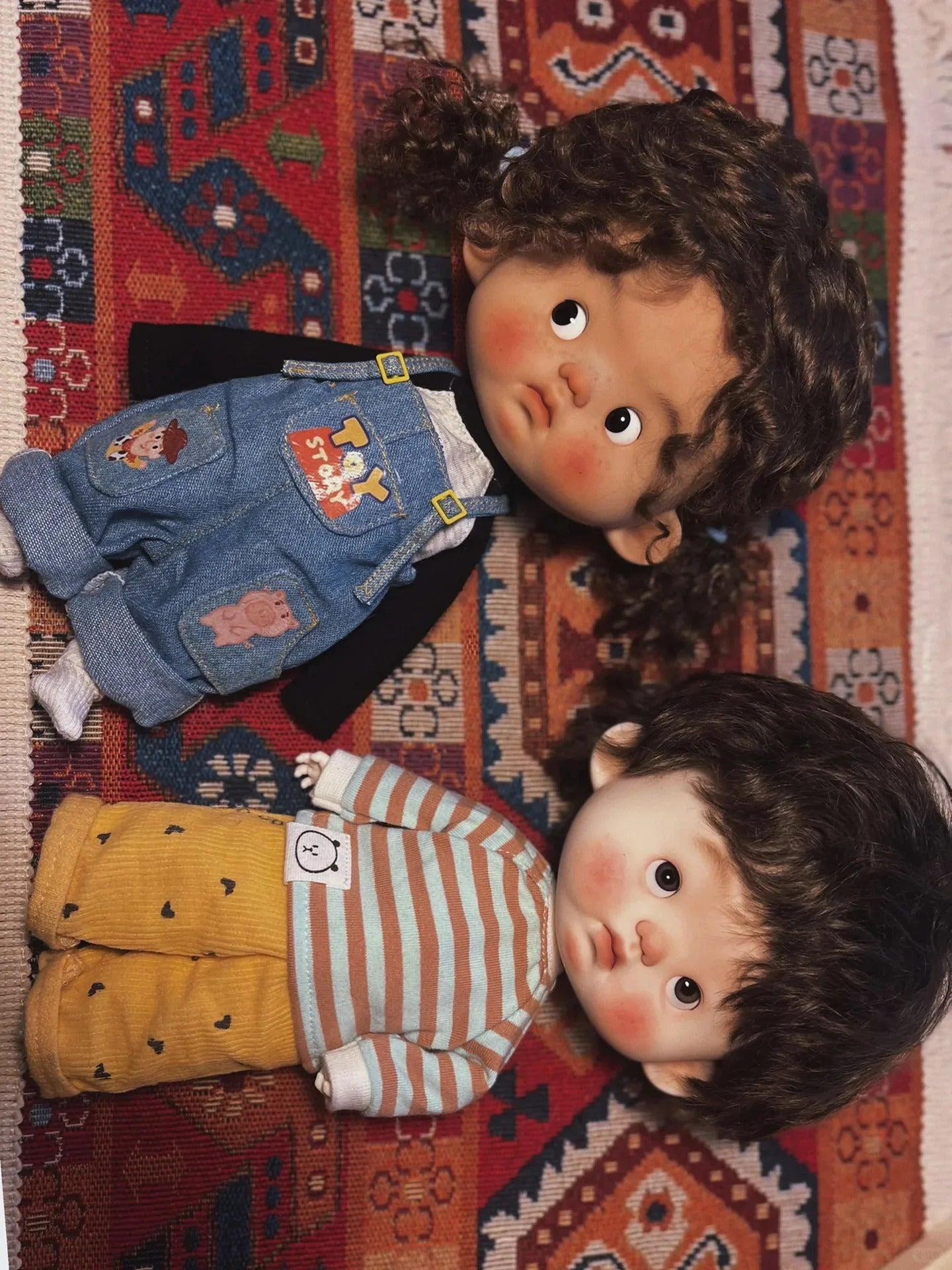 ShugaFairy New Design 1/6 PangPi Big Head with Baby Body Resin Material Cute Ball Jointed Dolls