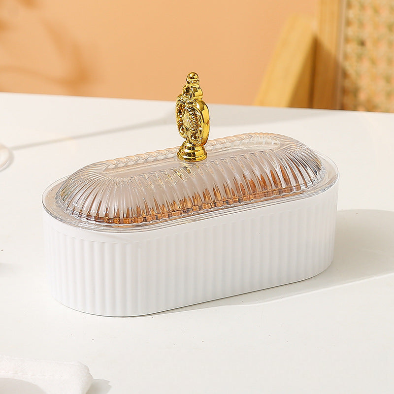 Living Room Household Coffee Table Nut Plate Oval Dish Compartment Plate Snack Plate Dessert Plate Nut Plate Candy Plate